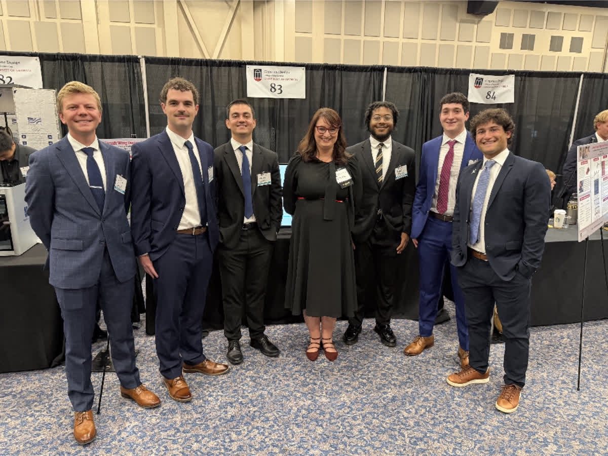 The Lockheed Martin wing optimization capstone team.